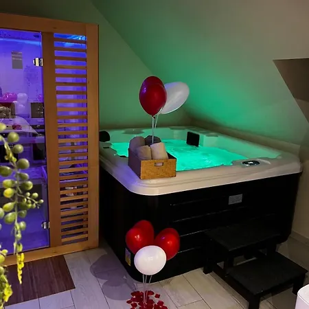 Апартаменты Bulle Romantique Prive Avec Jaccuzi Et Sauna Fontenoy (Aisne)